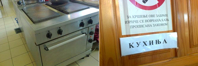A Vuk iskola konyhája